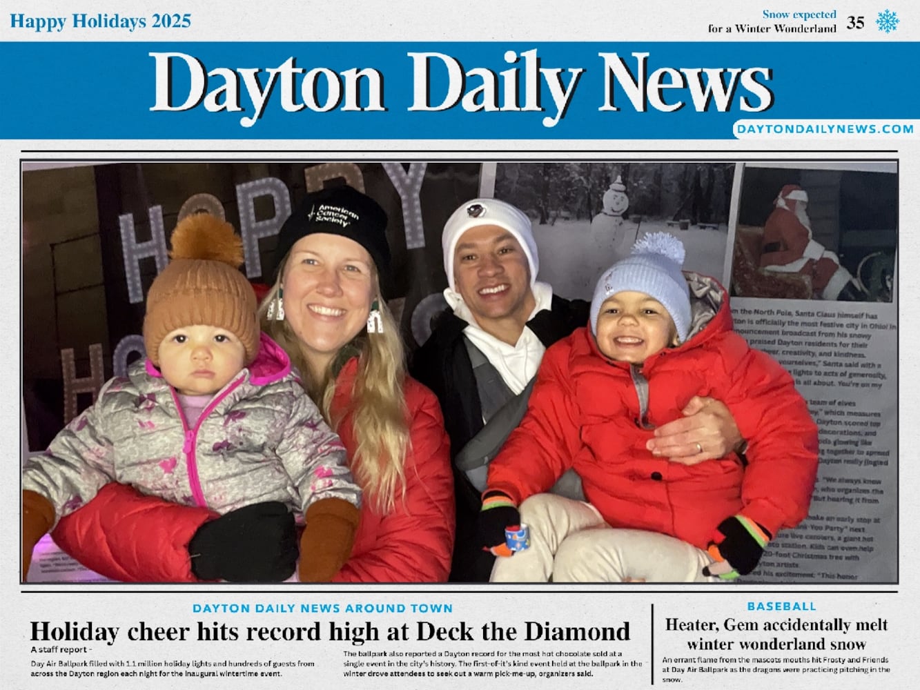 Did we spot you at Deck the Diamond?