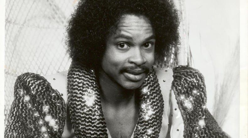 Roger Troutman in an undated publicity photo probably from the early 1980s. Troutman, a musician and leader of the band Zapp, was shot and killed by his brother, Larry Troutman, on April 25, 1999.