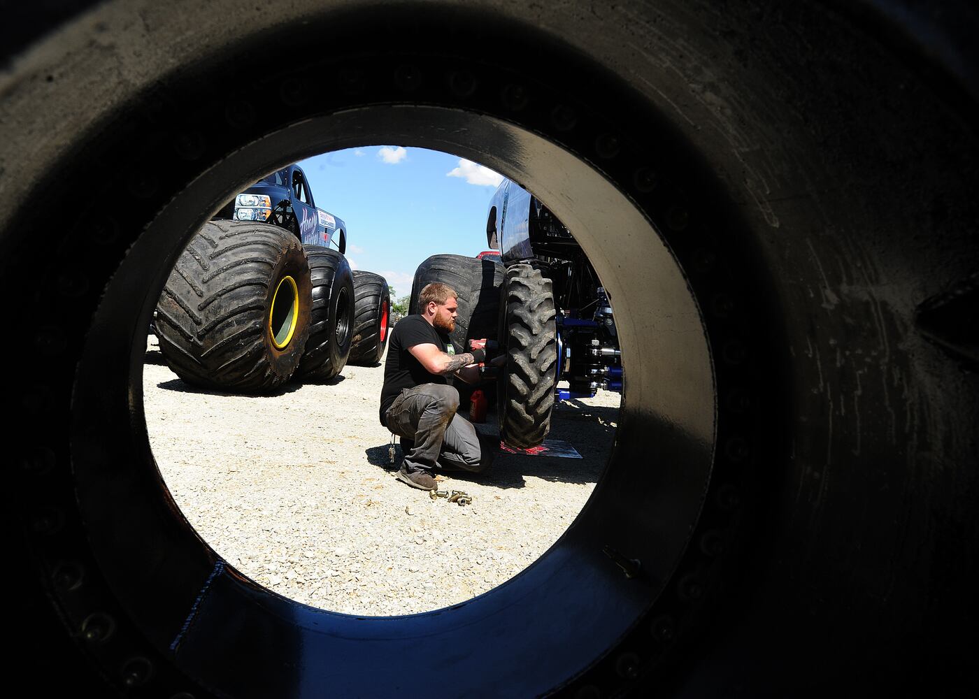 Monster trucks at Montgomery County Fairgrounds