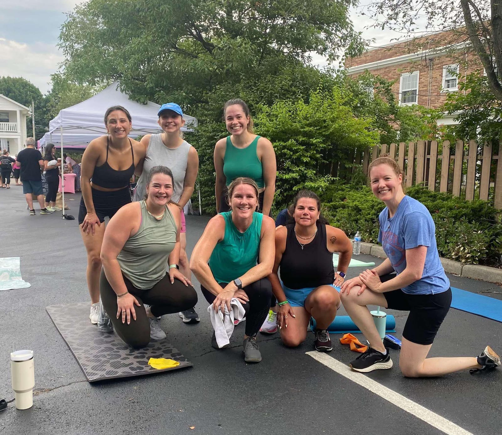 Space Three brings fitness to the Farmers' Market in Oakwood on select Saturday mornings - CONTRIBUTED