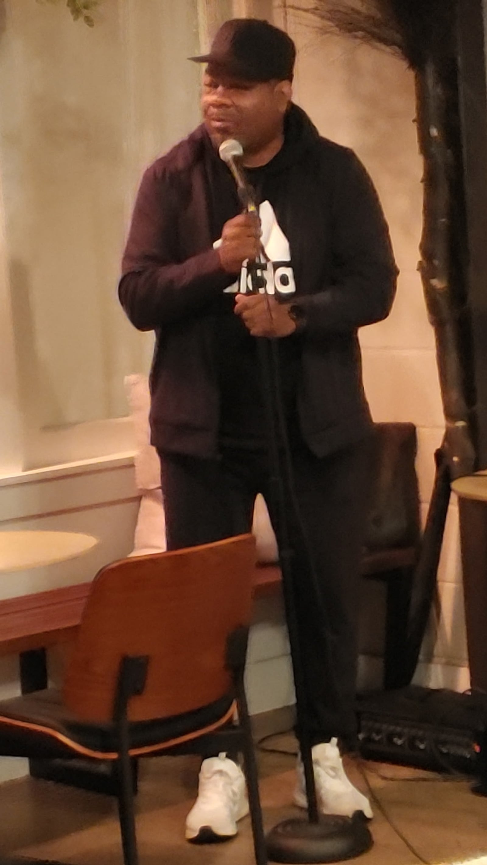 Raymond Jackson performs at the MidDay open mic Oct. 29. CONTRIBUTED