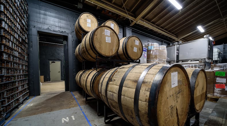 Here's a sneak peek inside the Dayton Barrel Works Artisan Distillery, located at 324 E. Second St. in downtown Dayton. A part of The Dayton Beer Company, the grand opening of the new coffee & cocktail bar "The Local Option" will take place on October 2nd & 3rd, 2020. A soft opening will be held on Sept. 29th, 30th & October 1st. Spirits from the Dayton Barrel Works Artisan Distillery will be available starting Nov. 1. TOM GILLIAM/CONTRIBUTED