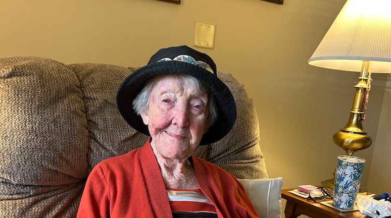 Vera Keck, a lifetime Hamilton resident who lives in Westover Retirement Community, will celebrate her 106th birthday on Nov. 17. Her husband died 40 years ago. RICK McCRABB/CONTRIBUTOR