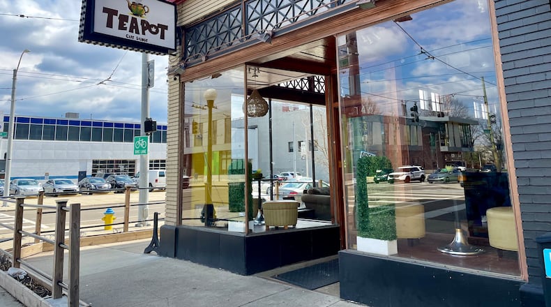 Teapot Cafe Lounge, Ohio’s first infused coffee shop lounge, is now open to the public at 146 E. Third St. in Dayton. NATALIE JONES/STAFF