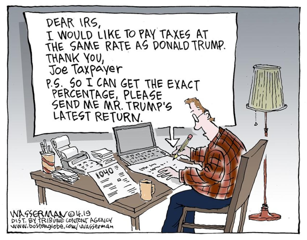 Week in cartoons: Trump’s tax returns, the black hole and more