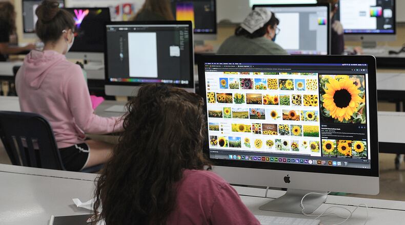Students are back in class at the Fairmont Career Tech Center in Kettering. MARSHALL GORBY\STAFF