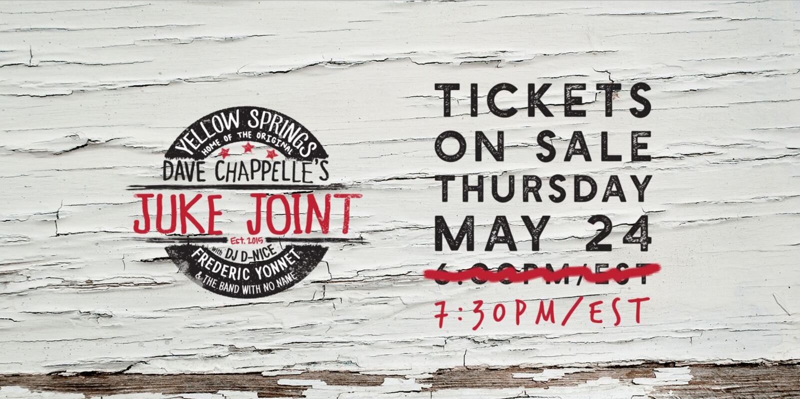 Dave Chappelle's Juke Joint parties in Yellow Springs sold out.