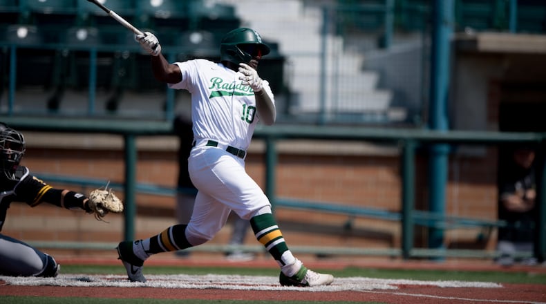 Wright State center fielder Quincy Hamilton, a Centerville High School product, is the Horizon League Player of the Year this season. Joseph Craven/Wright State Athletics