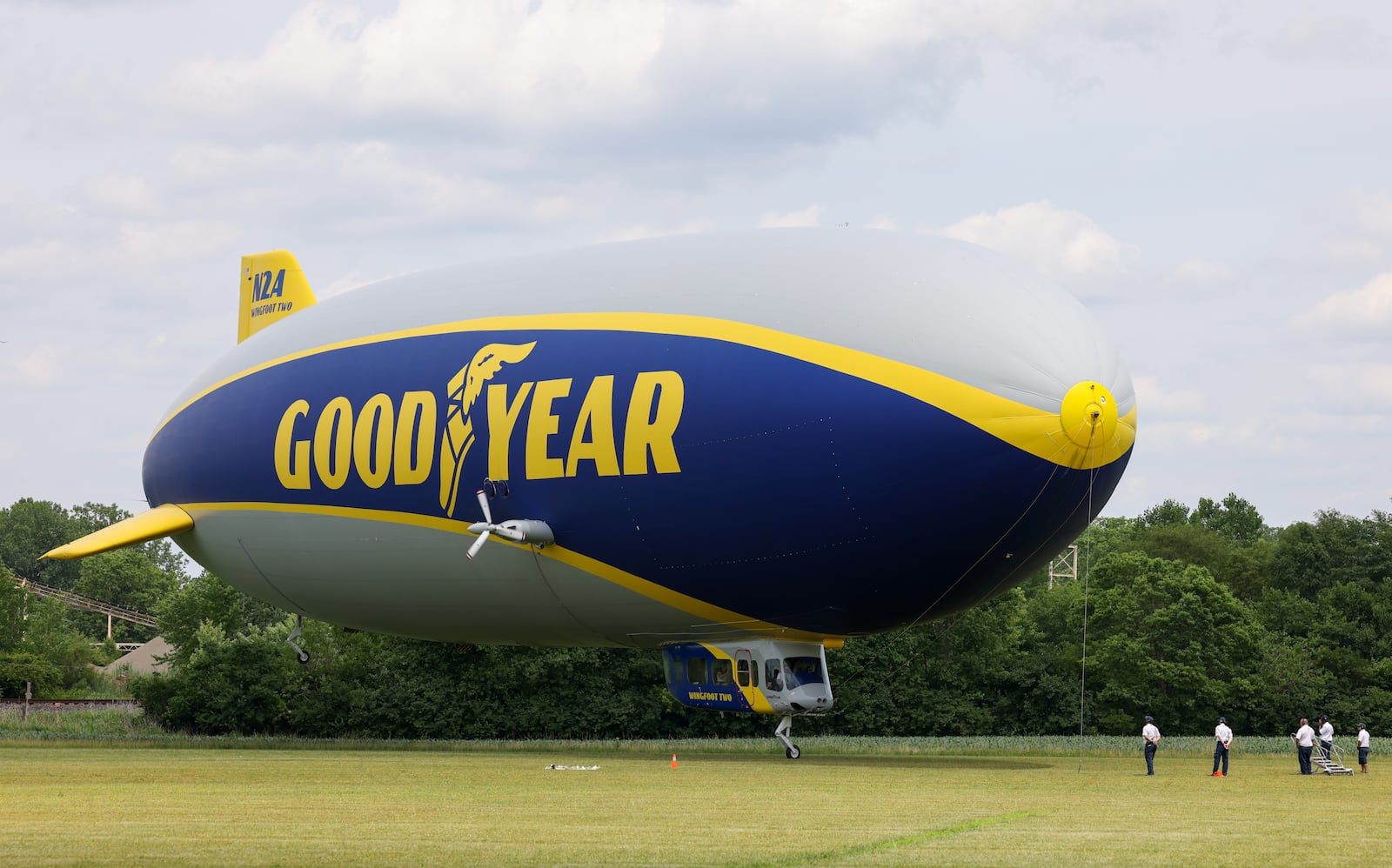 Photos from a Goodyear Blimp ride on Friday, June 20 in Troy. BRYANT BILLING / STAFF