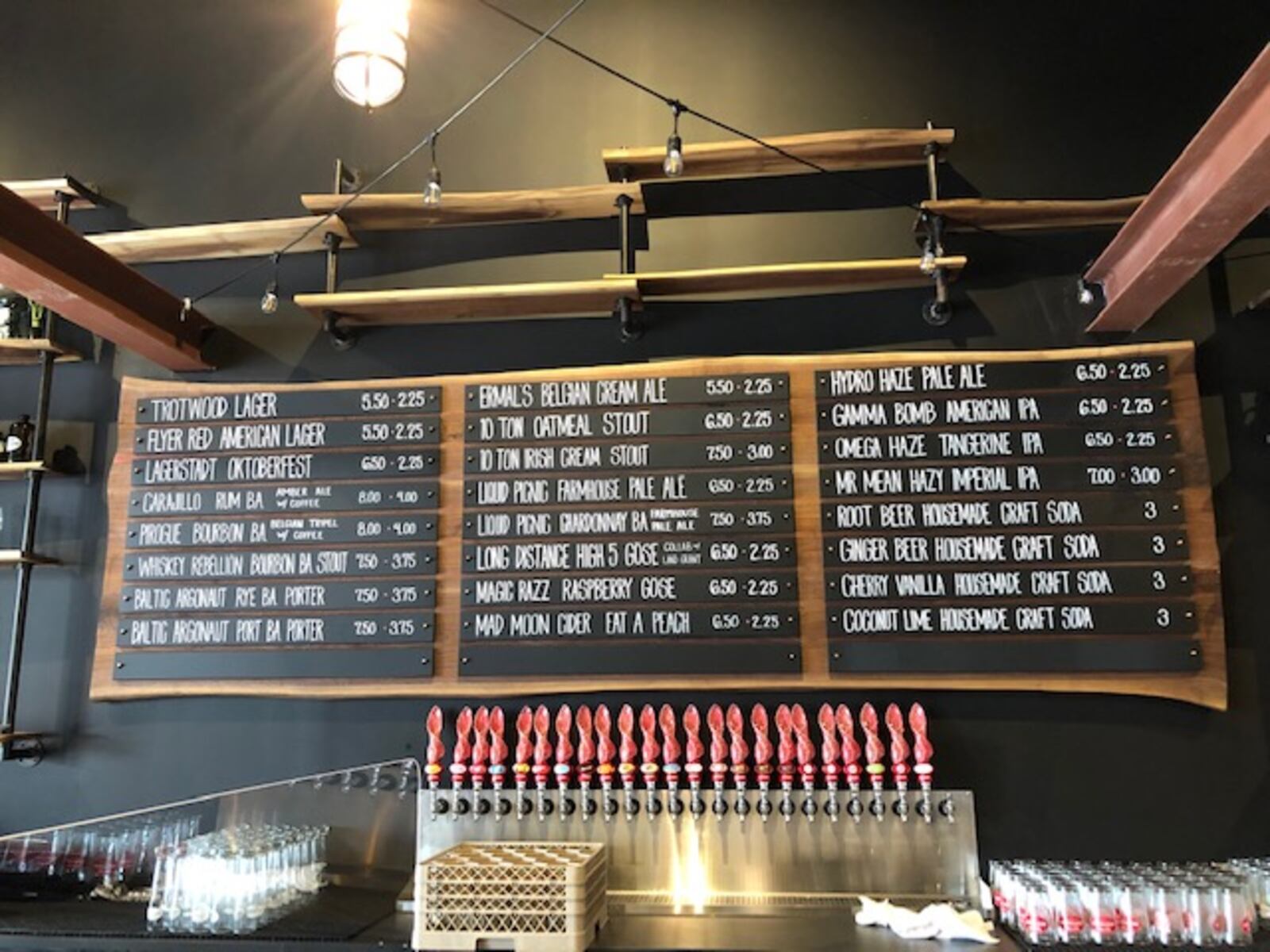 Dayton-based Warped Wing Brewing Co. will open its ambitious new second location, The Warped Wing Barrel Room & Smokery, to the public on Saturday, Aug. 29, in Springboro. MARK FISHER/STAFF
