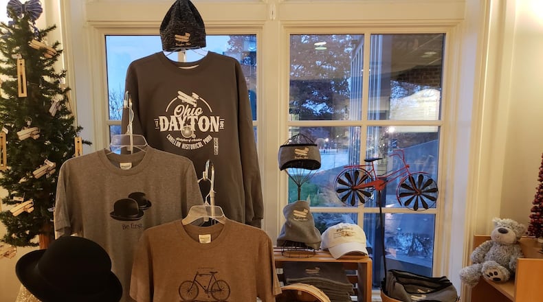 The Museum Store at Carillon Park offers a variety of Wright Brothers and Dayton History merchandise. CONTRIBUTED