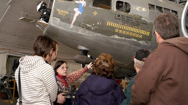 The Memphis Belle, a B17F Flying Fortress, is undergoing restoration at the National Museum of the United States Air Force at Wright-Patterson Air Force Base. The Memphis Belle is one of the most famous aircraft in history and has become a timeless symbol of all the heroic U.S. Army Air Forces’ bomber crews who flew against Nazi Germany in World War II. FILE PHOTO