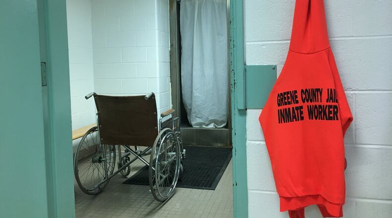 The current Greene County Jail in downtown Xenia has been in use for 51 years. Staff photo / Sarah Franks