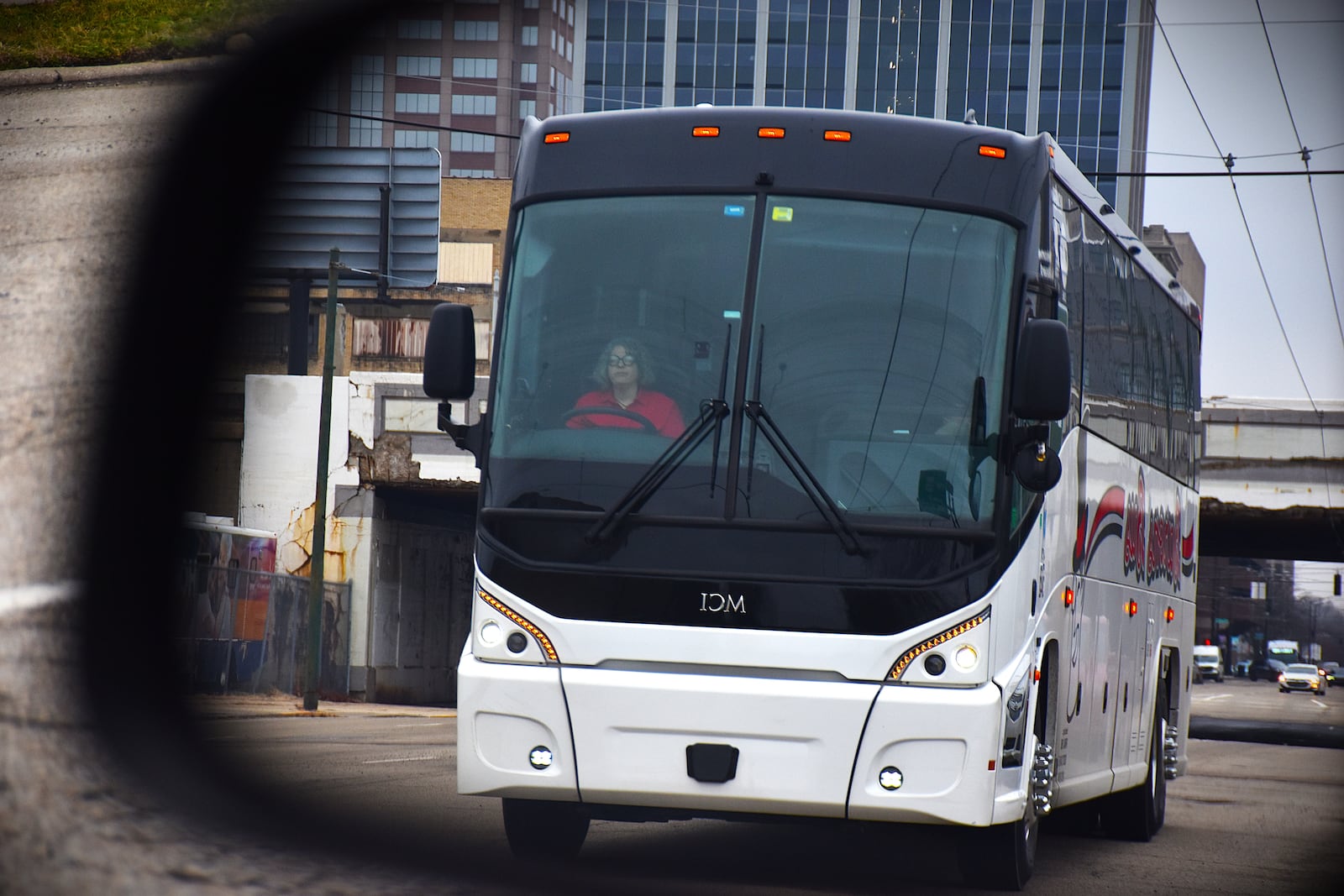 A GoBus motor coaches drives through downtown Dayton, headed south where it will stop at multiple cities including Middletown, Oxford and Cincinnati. GoBus has multiple routes connecting 64 cities in Ohio (and Pittsburgh, Pennsylvania). CORNELIUS FROLIK / STAFF