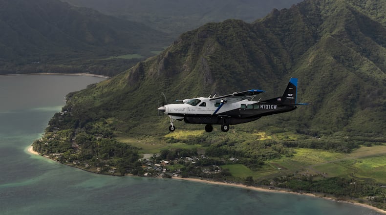 Joby’s autonomous flight technology Superpilot flying a Cessna 208 during REFORPAC 2025.