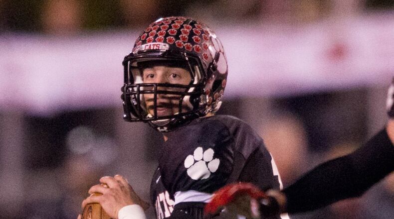 Luke Kennard was the state’s D-II offensive player of the year following his junior season at Franklin High School in 2013. He didn’t play football as a senior. FILE