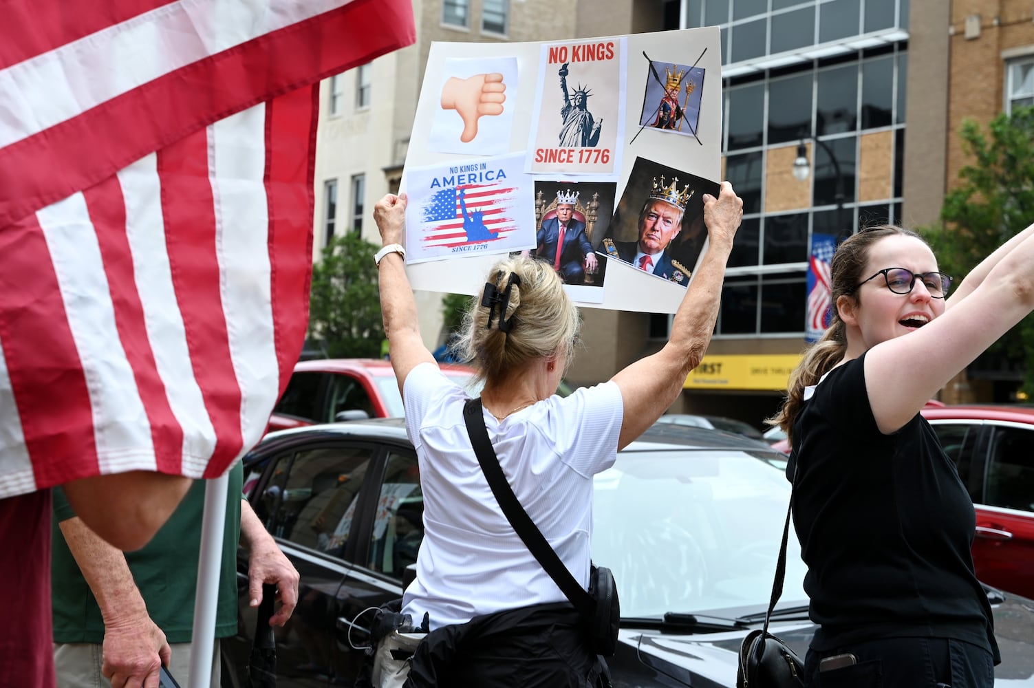 No Kings protest Hamilton