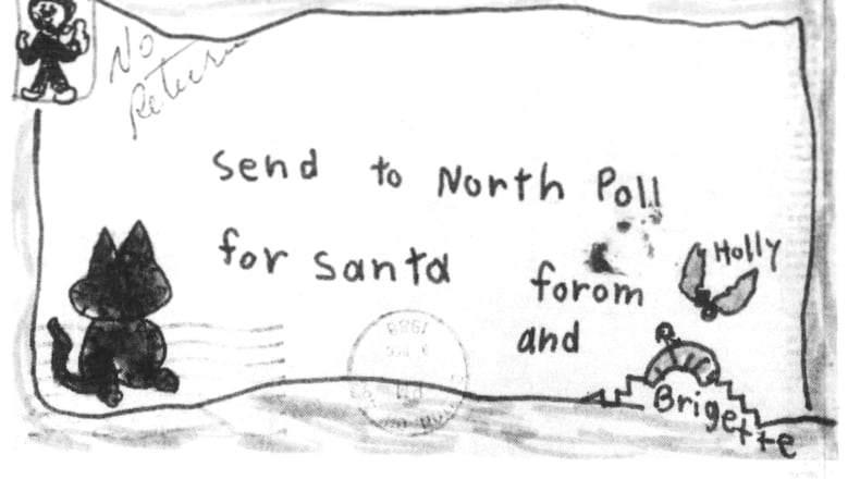 Letters from Santa's mailbag. DAYTON DAILY NEWS ARCHIVES