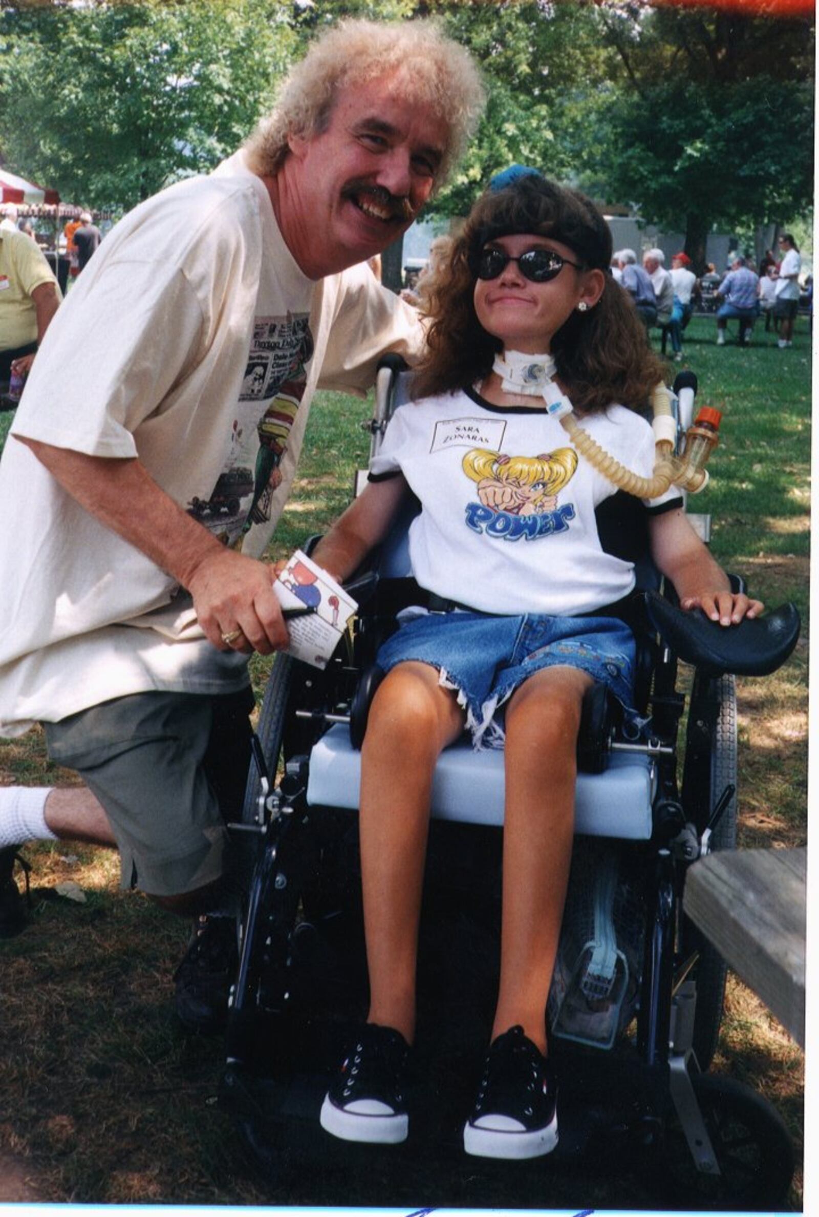Dale Huffman and Sara Zonaras in 1998.