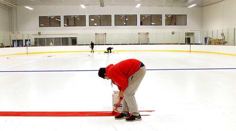 The Hockey Helping Heroes event will be held Oct. 8 at the National Trails Parks and Recreation Department Chiller Ice Rink, featuring a competition between the Dayton Fire Hockey team and the Wood County Fraternal Order of Police (FOP) 109 Warthogs team.