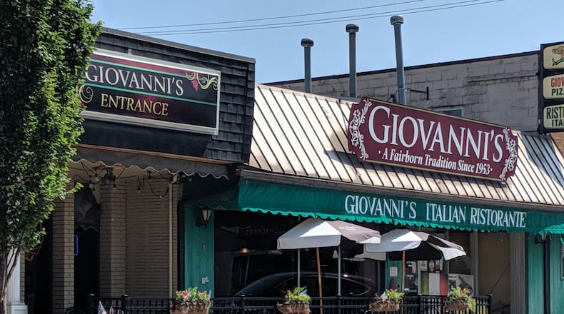 Giovanni's Italian Restaurant in Fairborn, which opened in 1953, has reopened its dining room for indoor service with capacity restrictions due to the pandemic, and it will host a special "Feast of the Seven Fishes" dinner on Dec. 22. CONTRIBUTED