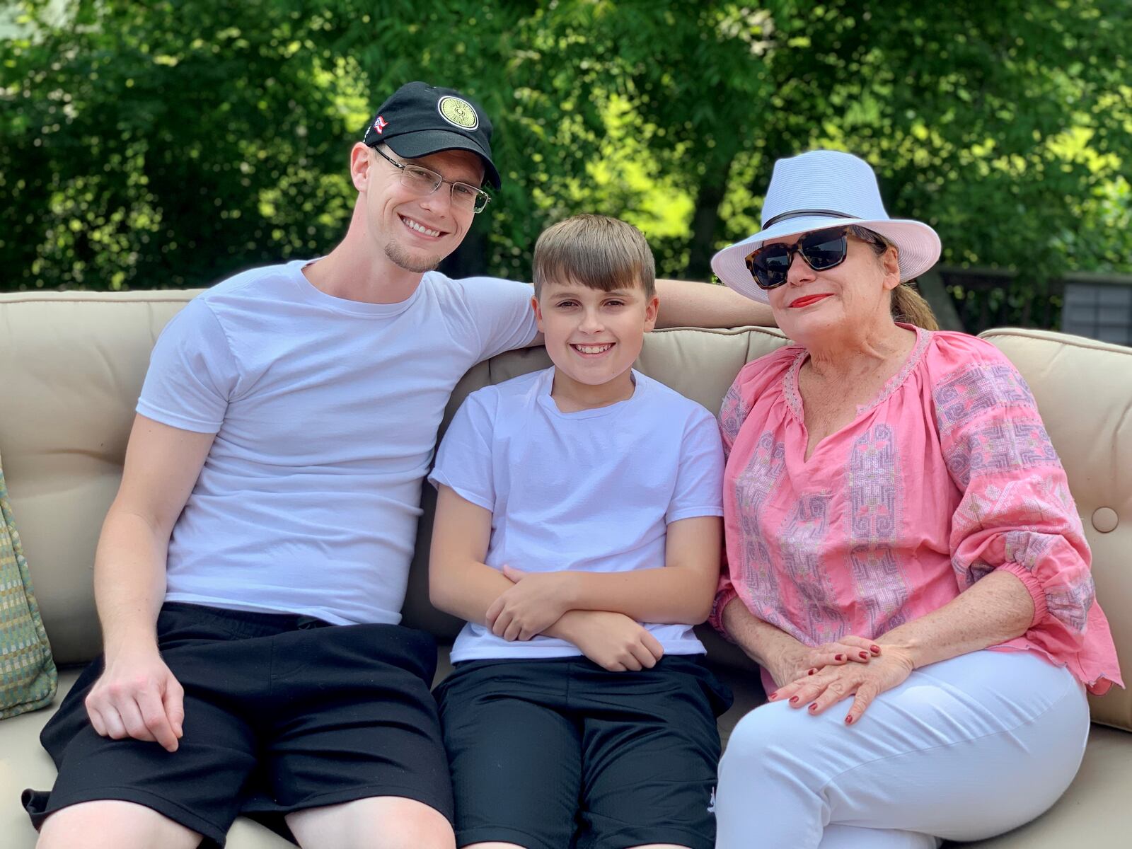 My nephew and godson Patrick (left), his son and I regularly play Scrabble. My 12-year-old great-nephew assures me I can learn how to play chess. Contributed