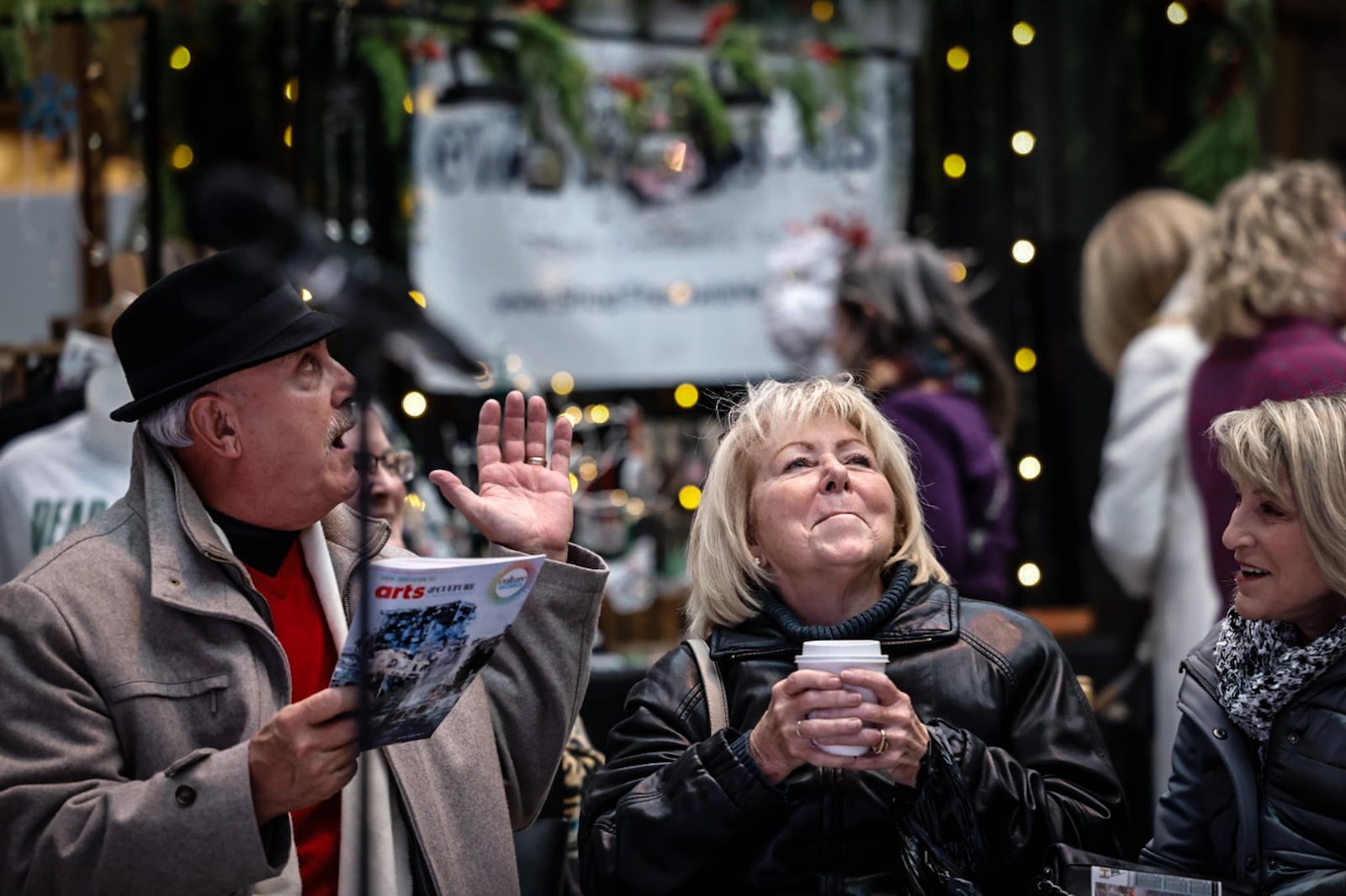 Dozens of vendors and hundreds of holiday shoppers gathered Thursday, Dec. 12, 2024 for Holly Days at the Arcade. Live entertainment was also a highlight in the rotunda. Holly Days at the Arcade is presented by AES Ohio and the Dayton Daily News. STAFF