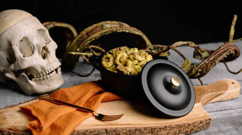 Kings Island's 2020 “Tricks and Treats” festival offers new food experiences with a tasting pass for different tricks and treats around the park. A “tasting card” allows for six food tastings of your choice from a dozen tricks and a dozen treats. CONTRIBUTED