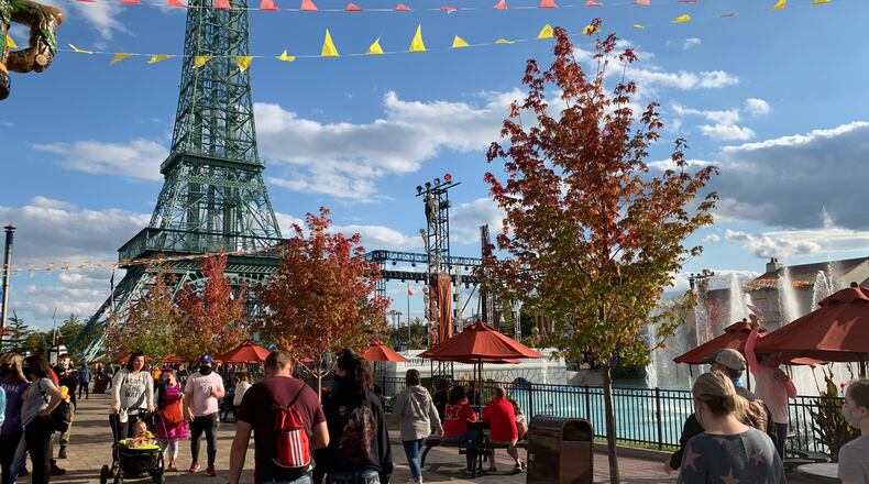Guests to the Kings Island Tricks and Treats Fall Fest, taking place through the end of October, can look forward to fall-themed games, adults-only game shows, dance parties, corn and hay mazes, a QR quest, a challenge course, pint-sized tractor rides, crafts, the Trick or Treat Bean Challenge (will you get the great or gross jelly beans?) and much more. ALEXIS LARSEN/CONTRIBUTED
