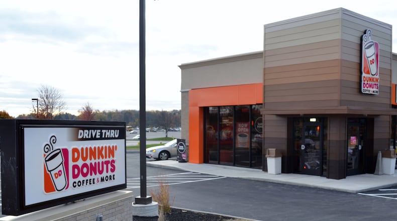 This is the Kettering Dunkin Donuts location shortly before it opened in October 2014. MARK FISHER/STAFF