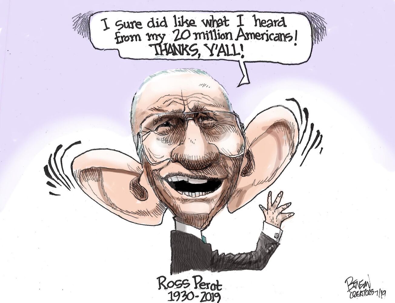 Week in cartoons: U.S. women’s soccer, Ross Perot and more