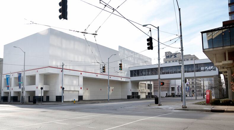 The Dayton Convention Center sits on Fifth Street between Main and Jefferson Streets. LISA POWELL / STAFF