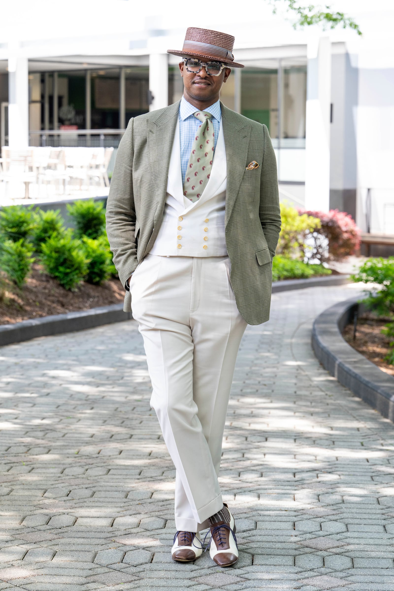 Style advisor, Michael Andrew, poses for a portrait on Friday, May 2, 2025, in Atlanta. (Photo by Paul R. Giunta/Invision/AP)