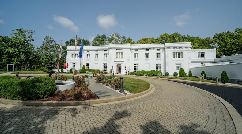 Here's a look inside Trailsend, the former mansion & grounds of Gov. James M. Cox, Governor of Ohio from 1913-1915 & 1917-1921 and founder of the Dayton Daily News & Cox Enterprises. Located at 3500 Governors Trl. in Kettering, the property is currently listed for sale by Nancy Webb with Irongate Realtors for $1.2 million. Since the current owner purchased the property in 2015, extensive repairs and a restoration have been completed. Trailsend, built in 1916 and 1917, was designed by New York architect Oswald Hering in the French Renaissance architectural style with inspiration from the Petit Trianon at Versailles. Listing realtor Nancy Webb can be reached at (937) 212-3737 or through her website at nancywebb.irongaterealtors.com where the listing for this home can be viewed. TOM GILLIAM/CONTRIBUTING PHOTOGRAPHER