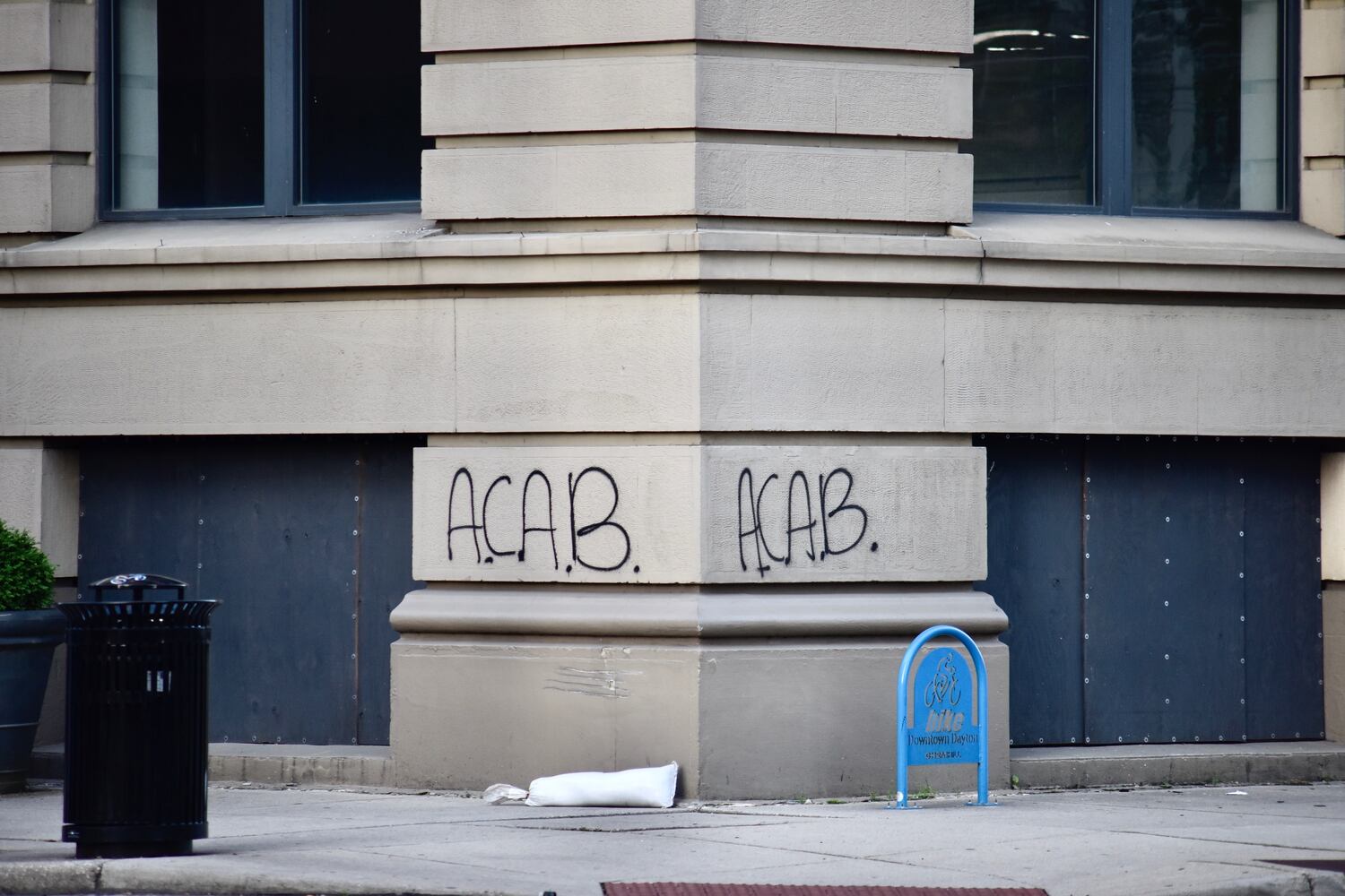 PHOTOS: Damage in the aftermath of Saturday protests in Dayton