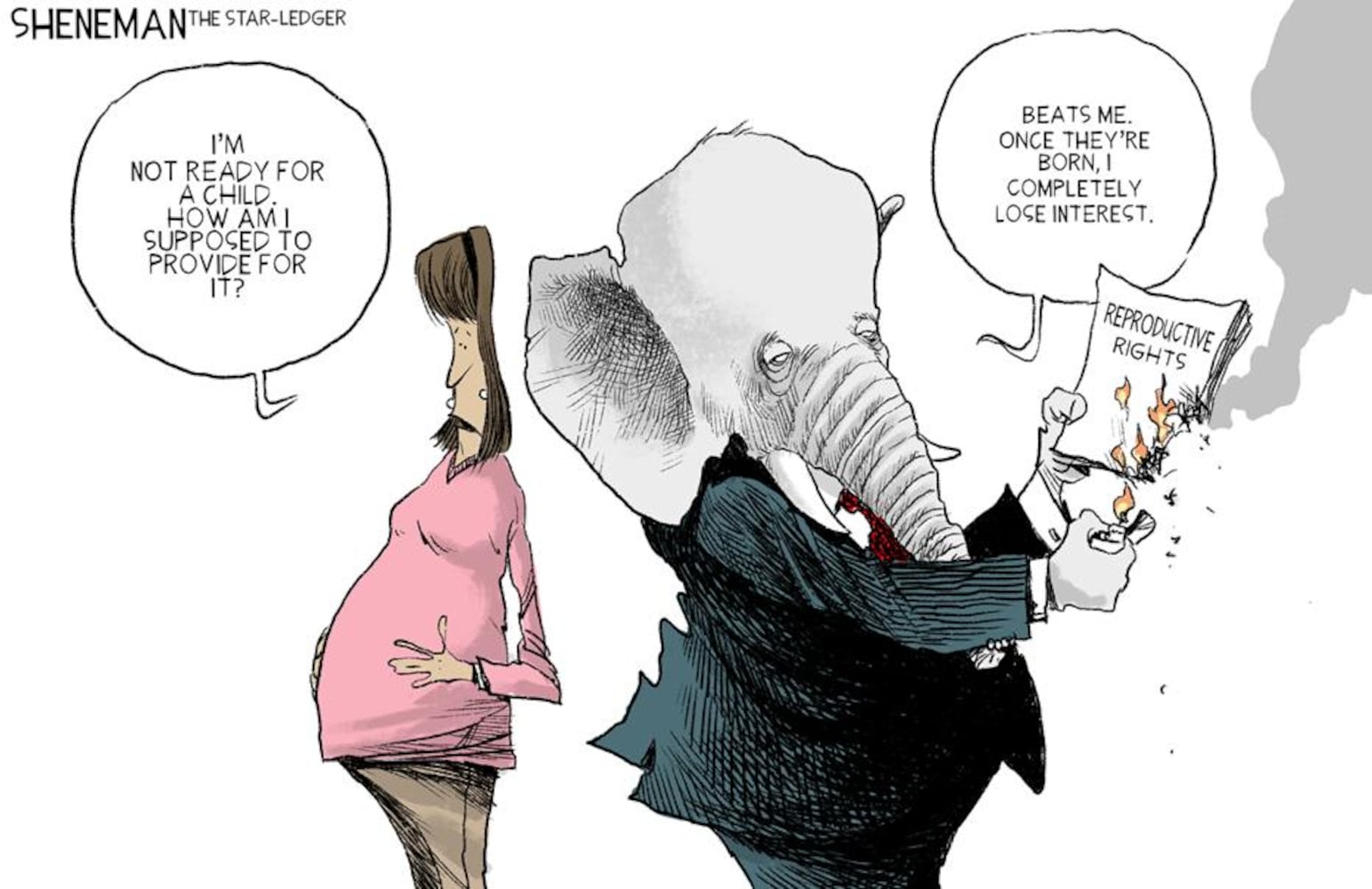 Week in cartoons: Abortion restrictions, trade wars and more