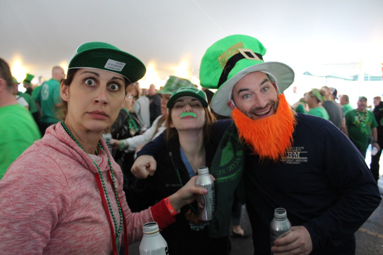 St. Patrick's Day lunchtime festivities at Flanagan's Pub