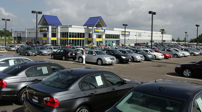 The CarMax Store on Miamisburg-Centerville Road opened in June 2010. FILE