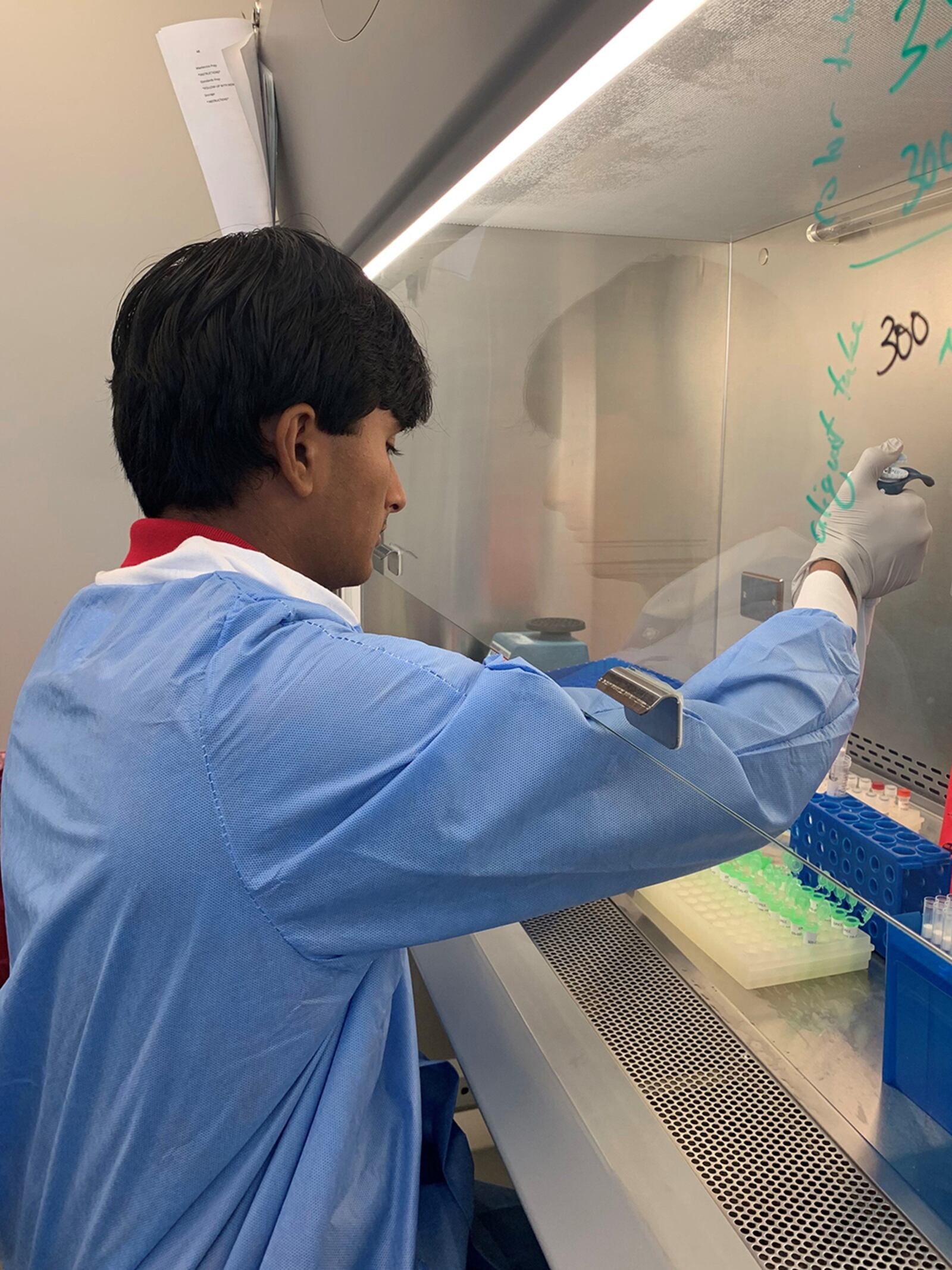 Krithik Tella, a senior from Miamisburg, participates in the Wright Scholar Research Assistant Program. Tella interned in the U.S. Air Force School of Aerospace Medicine within the 711th Human Performance Wing, part of the Air Force Research Laboratory. CONTRIBUTED PHOTO