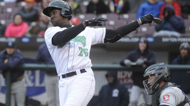 Dragons first baseman Montrell Marshall was given a 50-game suspension on Saturday for a second failed drug test. MARC PENDLETON / STAFF