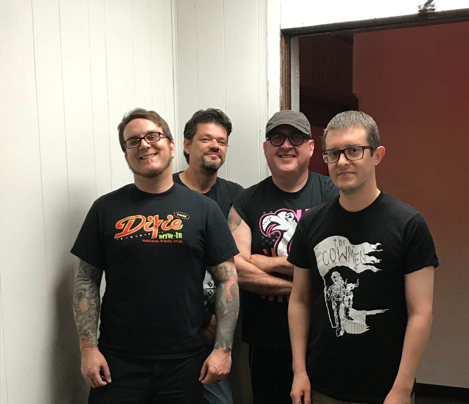 The Migraines: (from left) George Bradley, James Rouch, Shawn Browning and Nathan Bush