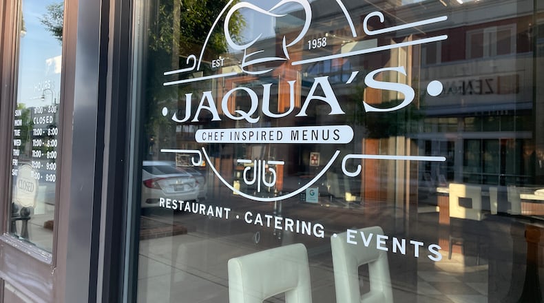 Jaqua’s, an upscale American bistro restaurant featuring made-from-scratch dishes, has closed its doors at The Greene Town Center. NATALIE JONES/STAFF