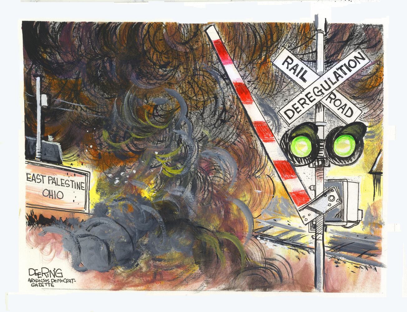 WEEK IN CARTOONS: Ohio derailment, unidentified flying objects and more