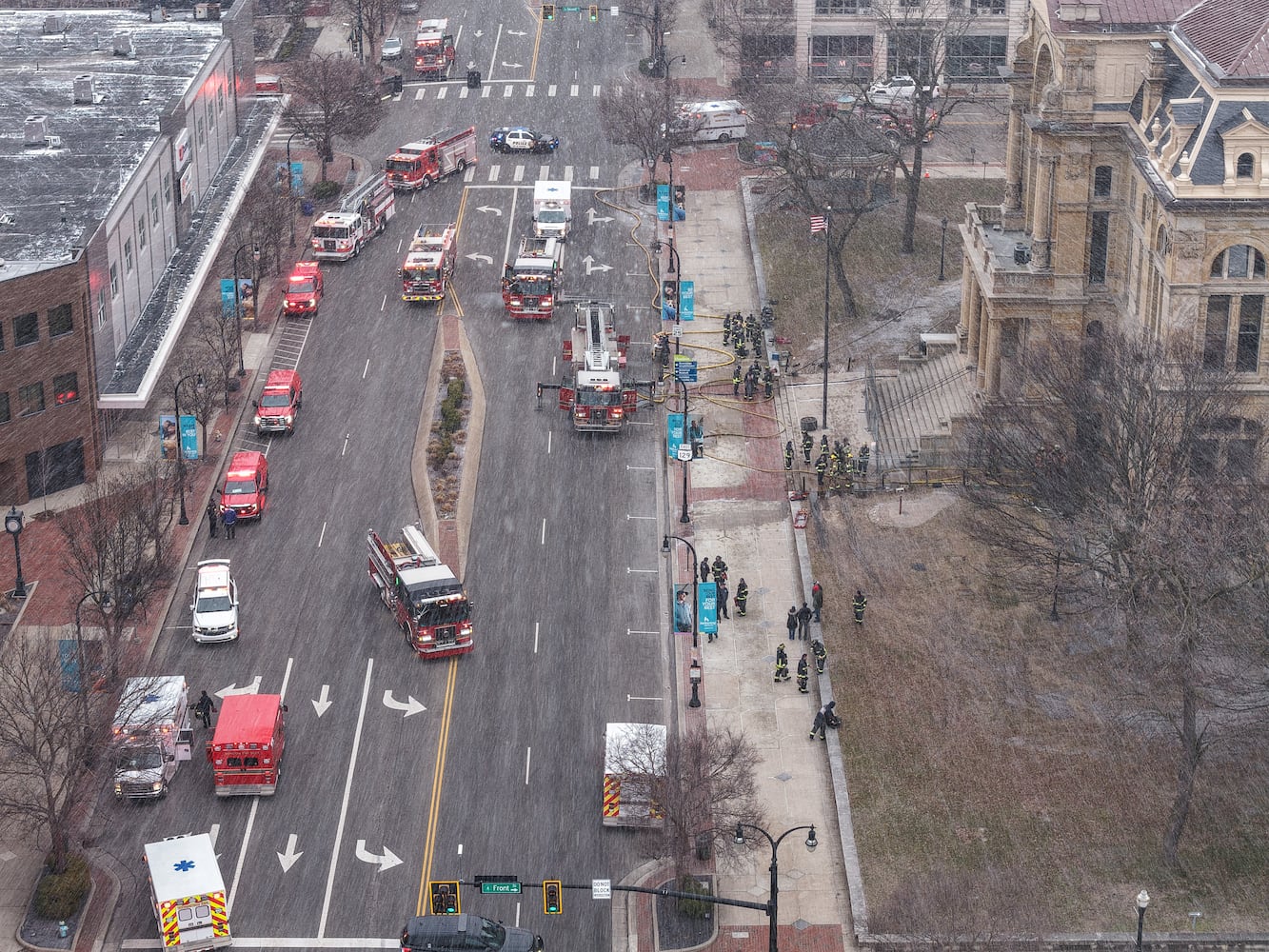 Butler County Courthouse fire