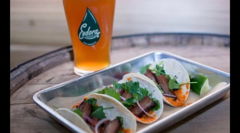 Tacos and beer are on the menu at Eudora Brewing Company in Kettering. CONTRIBUTED