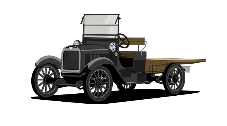 1918 One-TonMSRP: $1,325 (Chassis), $1,460 (Express)Engine: 3.67-liter OHV 4-cylinder (224 cubic inches)Horsepower: 36U.S. population: 103.2 millionPrice of a gallon of gas: $0.25Price of a gallon of milk: $0.29Average household income: $1,518 per yearPrice of a new home: $6,187