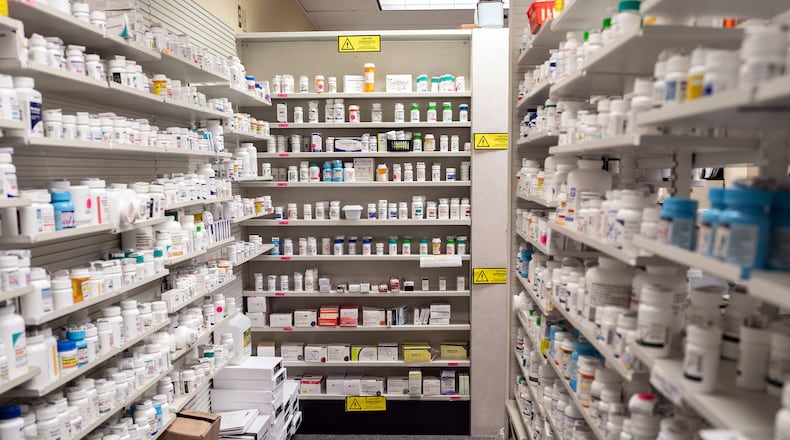 FILE — Prescription drugs in a storage area at a pharmacy in Albuquerque, N.M., on May 26, 2021. President Joe Biden and Democrats made another attempt this month to rein in health care costs, imposing limits on prescription drug spending through Medicare as part of the Inflation Reduction Act. (Paul Ratje/The New York Times)