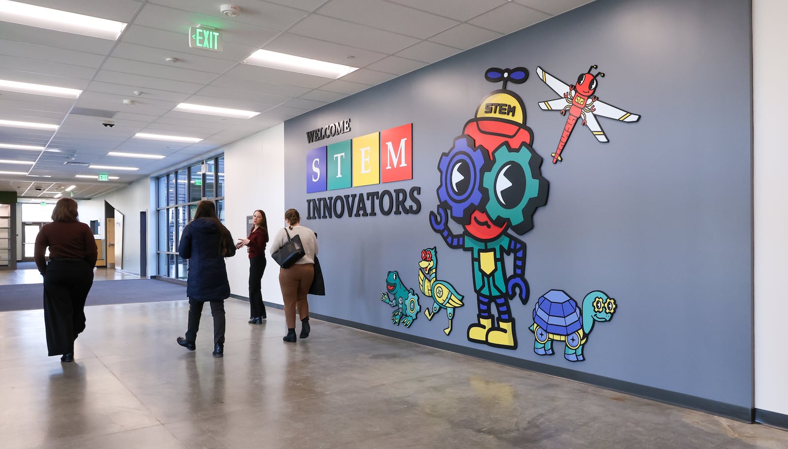 Dayton Regional STEM School opened a 60,000 square foot elementary school building the first week of January. The building is located south of the school's combined middle school and high school building. BRYANT BILLING/STAFF