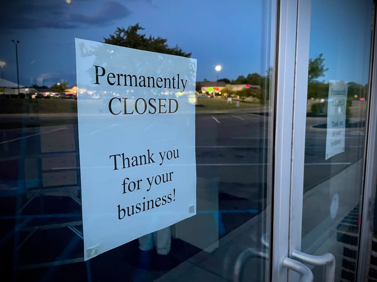 The KFC at 4458 Clyo Road in Sugarcreek Twp. near Miami Valley Hospital South is “permanently closed,” according to a sign posted at the restaurant on Sept. 3. NATALIE JONES/STAFF