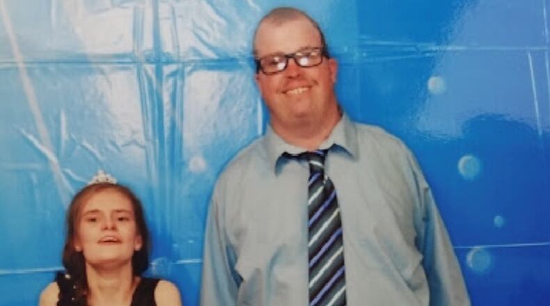 Kamryn Wright and Josh Orrill at last year s Special Friends Prom at Stillwater Church. The prom is Feb. 8 and open to all special needs students. CONTRIBUTED.